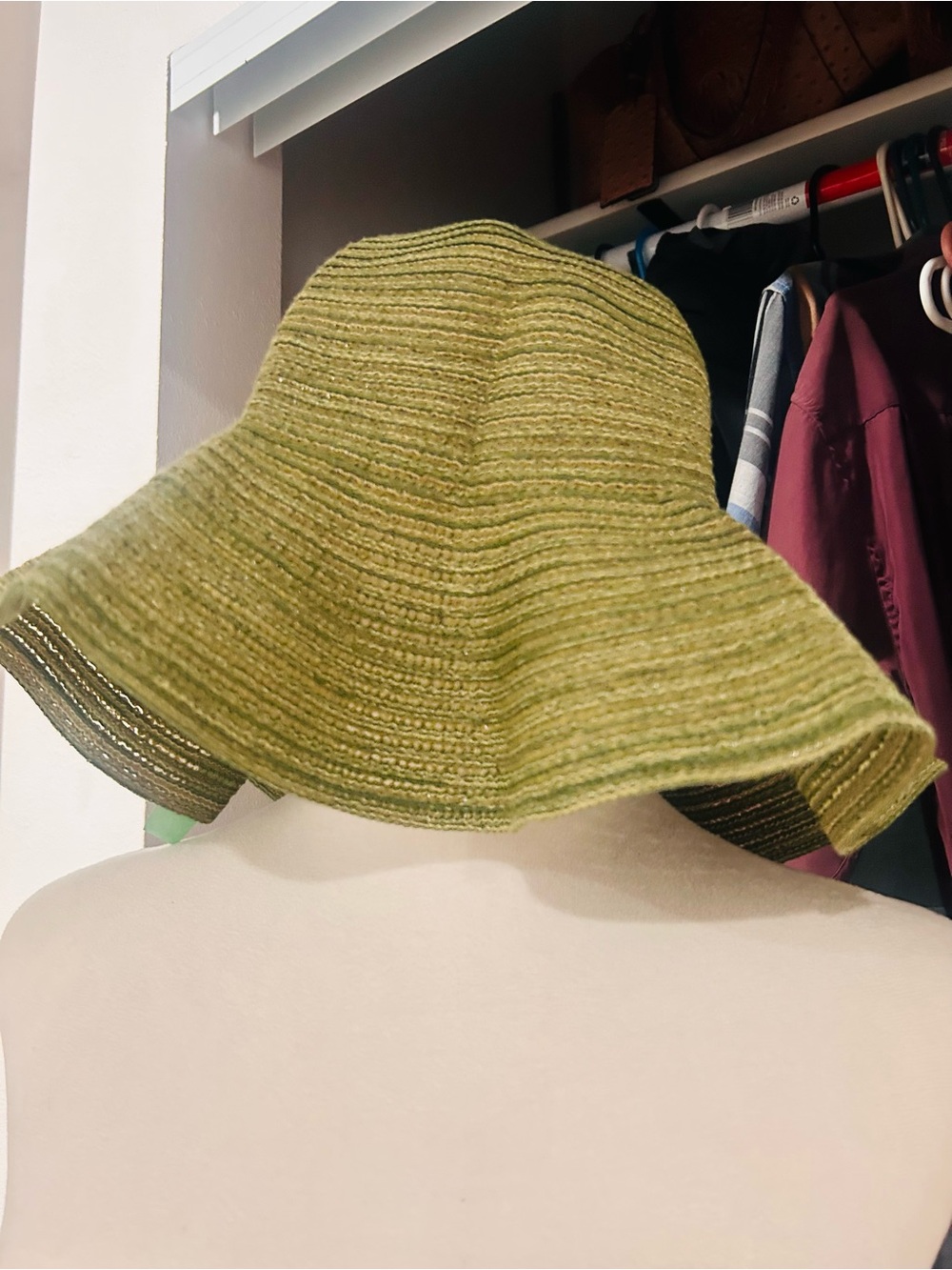 San Diego Hat Company Olive Straw Floppy Sun Hat